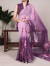 YNF7038 Weightless Marbal Floral Printed With Lace Border Saree Wholesale In India